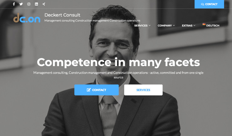 Blog Website Deckert Consult GmbH is online